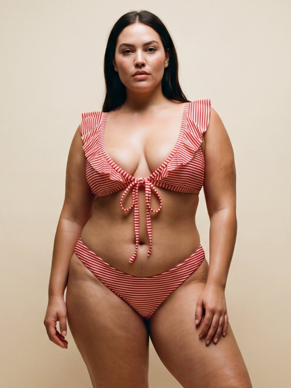 Wildfox Red and White Striped Bikini